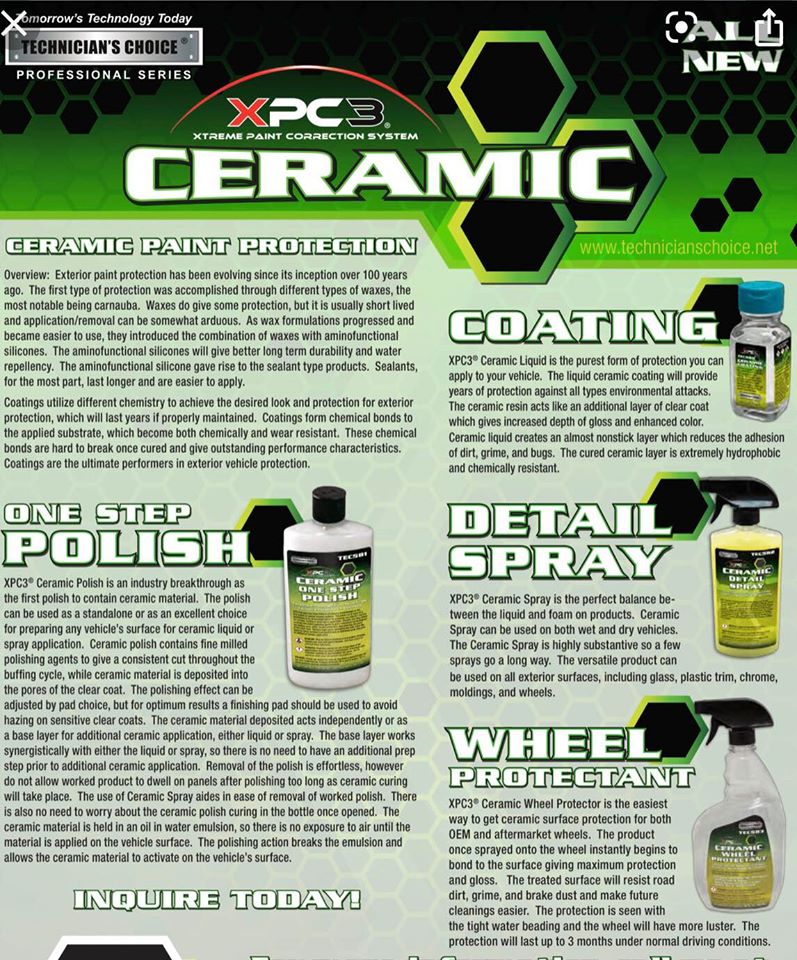 Tec582 Ceramic Coating Detail Spray 16oz - GP Detail