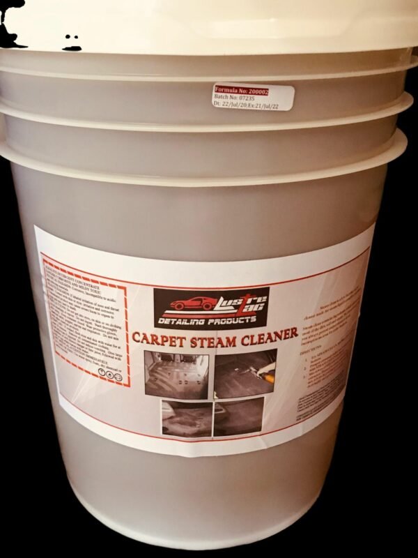 Carpet Shampoo (Low Foam) Lustre Lac Detailing Products 20L Jug